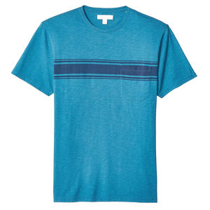 T-shirts de course personnalisés pour hommes T-shirt à col rond à séchage rapide avec impression numérique Tissu tricoté en polyester/coton - Product Image 4