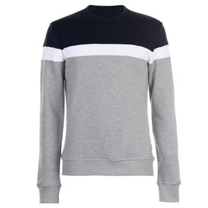 Sudadera de manga larga para hombre, de forro polar, 100% poliéster, con logo OEM, jersey liso personalizado en blanco - Product Image 5