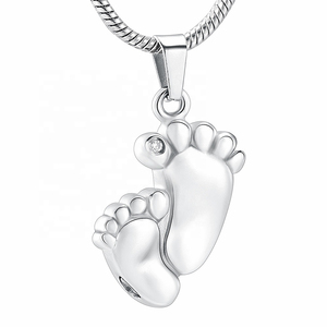 Collar de Plata de Ley 925 con Urna para Cenizas de Bebé, Joyería Conmemorativa para Pérdida de Embarazo - Product Image 1