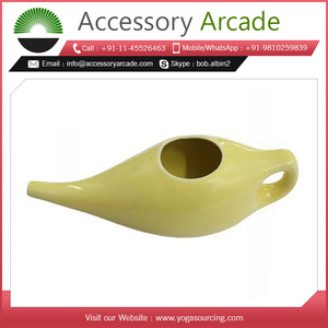 Olla Neti de cerámica ecológica para suministro de salud de yoga - Product Image 3