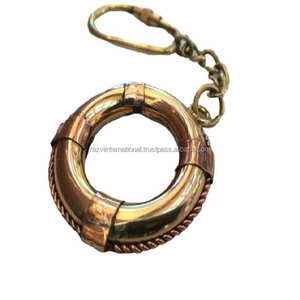 Nouveau porte-clés de roue de bateau nautique conçu avec du métal en laiton de haute qualité - Product Image 4