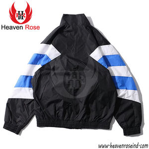 Chaqueta Cortavientos Colorblock al por Mayor, Ligera, Resistente al Agua, con Capucha, Ropa Deportiva para Exteriores para Hombre y Mujer - Product Image 5