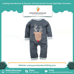 Pelele de manga corta de algodón para bebé, ropa de invierno - Product Image 6