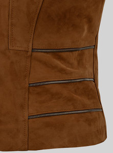 Chaqueta de piel de vaca con cremallera para hombre, disponible en todos los colores - Product Image 3