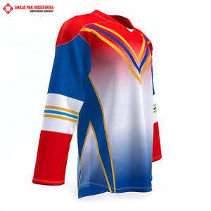 Camisetas de hockey sobre hielo de sublimación personalizables de alta calidad para entrenar trajes de equipo multicolor nombre personalizado número personalizado - Product Image 5