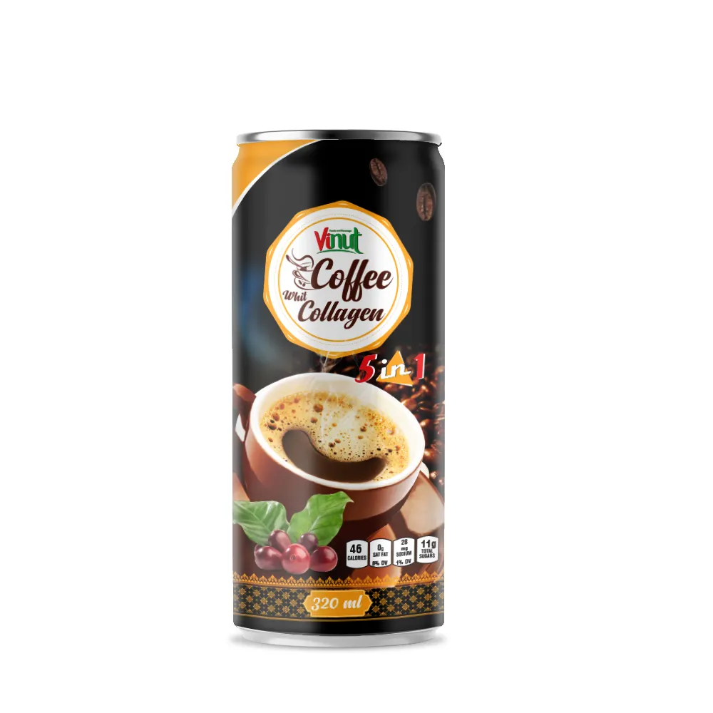 Caffè 320ml di VINUT con collagene 5 in 1
