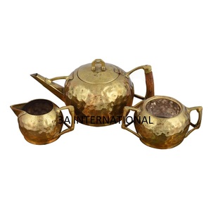Classic Design Serving <b>Tea</b> <b>Pot</b> For Home Kitchen Used Unique Style <b>Pot</b> Hammered Design Shiny Polished Coffee Server <b>Tea</b> <b>Set</b> - Product Image 1
