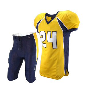 Customized American Football Kits XL <b>Polyester</b> <b>Shirts</b> Tops Embroidered Team Name Logo Fully Sublimation Digital Sports Wear - Product Image 2