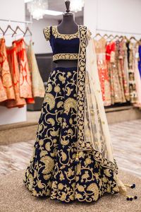INDIAN/PAKISTANI HEAVY EMBROIDERY ON BRIDAL LEHENGA,<b>BLOUSE</b> WITH STYLISH DUPATTA DRESS Embellished ZARDOZI work for Wedding@ 2021 - Product Image 2