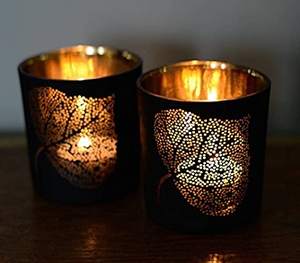 Lanterne en fer moderne faite à la main porte-bougie unique de Noël Ins Style bois métal porte-bougie décoration de la maison autre bougie - Product Image 5