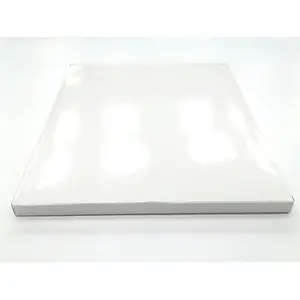 Taiwan Bake Decorating Supply White Drum Sturdy Thick Square 9" Base Cake Board