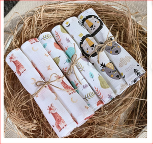 Soft Comfortable Cotton <b>Baby</b> Burp <b>Cloths</b> - Product Image 1