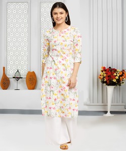 Costume Anarkali en lin jaune pour femme, tenue de soirée de créateur, collection Alphanumero cousue au travail lourd de Surat India - Product Image 5