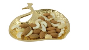 24 Carat Gold Plated Serving Bowl Gift <b>Item</b> Bowl with Spoon Unique Design Gold Dry Fruit Bowl Home and Table <b>Decor</b> - Product Image 3