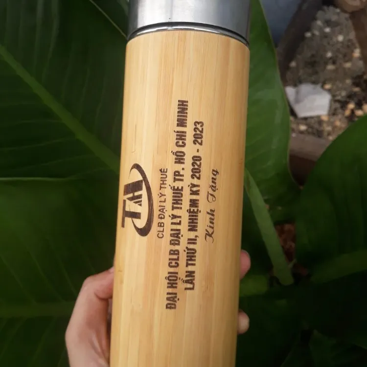 100% природа деревянная бамбуковая бутылка воды-Hana
