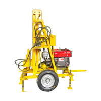 Appareil de forage de puits d'eau hydraulique à moteur Diesel 8HP 15HP 22HP
