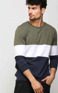 เสื้อคอตตอนขนแกะแฟชั่นสำหรับผู้ชายคอกลมออกแบบโลโก้ได้ตามต้องการสำหรับใส่ไปยิม - Product Image 2