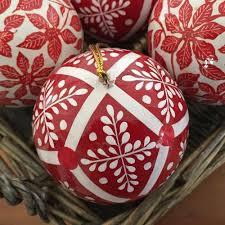 Nuevo de hecho a mano Navidad adornos de papel mache, bolas de Cachemira, la India directamente de los fabricantes - Product Image 4