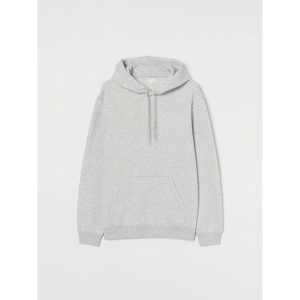 Venta al por mayor estilo de la calle blanco sólido con capucha bolsillos de canguro tela en blanco anti-encogimiento XS a 6XL tamaños liso teñido para la temporada de primavera - Product Image 2