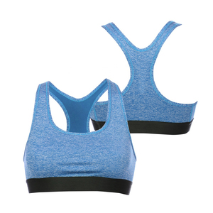 Vente en gros Nouveau soutien-gorge de sport XL Séchage rapide Respirant Fitness Yoga Wear Simple Spandex Imprimé Séchage rapide Grande taille Soutien-gorge de sport - Product Image 3