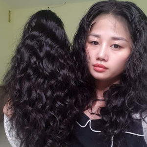 Perruques en cheveux humains lisses et raides, prix de gros, mèches de cheveux humains avec dentelle frontale, noir naturel - Product Image 1