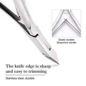 Pinza para cutículas de acero inoxidable, cortador de cutículas, herramientas para cortar la piel muerta, instrumentos de belleza - Product Image 5