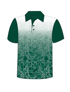Oem custom logo digital printed men Sublimation Latest Design Golf Polo Shirt Men 2019, - Product Image 5