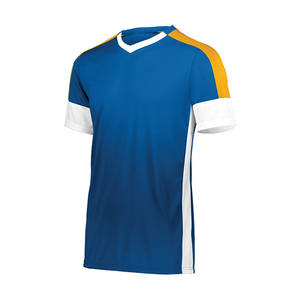 Design Your Own High Quality Best Design Soccer Jersey with Digital Printing Short Sleeves V-Neck Unisex 100% Polyester - Product Image 3