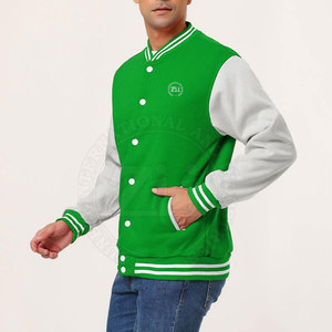 Men's Customizable Canvas Letterman Baseball <b>Jacket</b> Winter <b>Waterproof</b> High Street Style Stand Collar Available Custom Color Size - Product Image 3