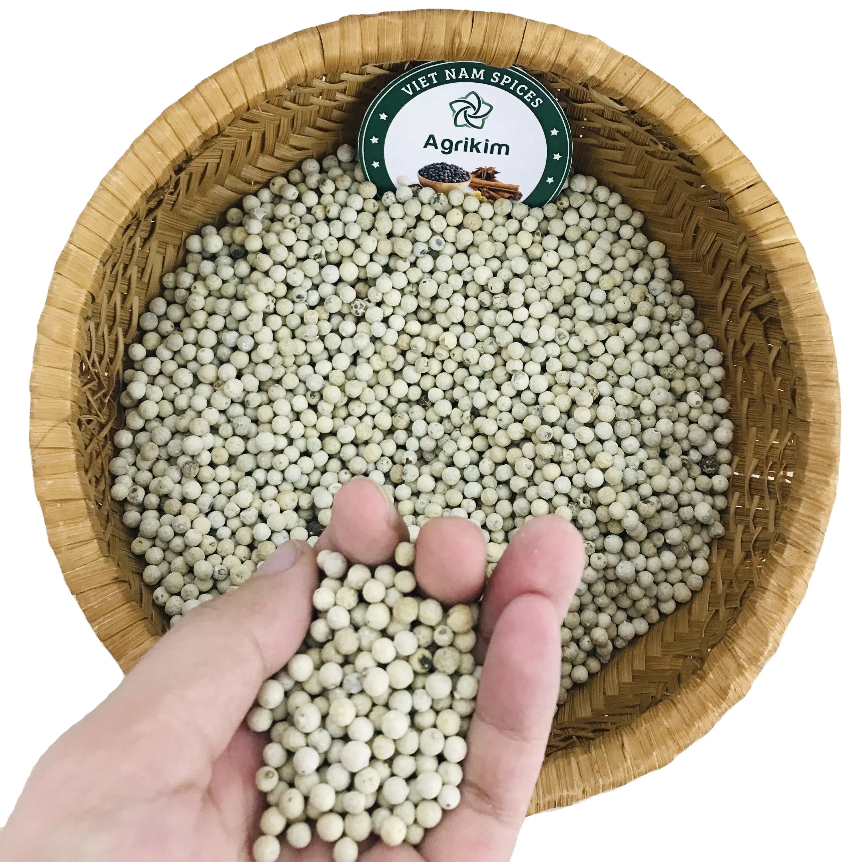 Dried White Pepper With Very Competitive Price Available from the Manufacturer no 1 Vietnam - Agrikim