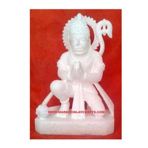 Statues de Dieu Hanuman en marbre - Product Image 1