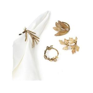 Nouveaux anneaux de serviette en laiton de conception anneau de tissu de serviette de mariage et de fête du fabricant dans les arts à la maison - Product Image 4