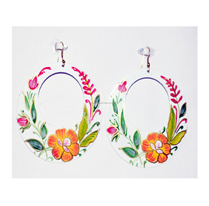 Pendientes de Metal y Resina con Diseño de Araña y Calabaza, Redondos, Modernos, Joyería Nueva de Invierno para Mujer, Estilo Boho - Product Image 2