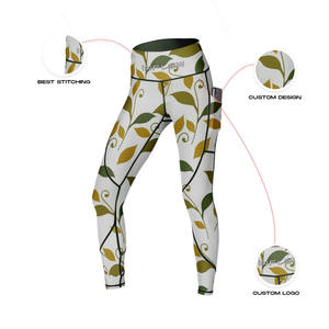 Leggings à Sublimation, nouveau Design, fabriqué au Pakistan, pour femmes, vêtements actifs, sur mesure, - Product Image 6