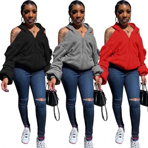 Wnab International 2020 Women Fall Clothing Sexy Custom Hoodie Women's Sweaters Backless Women's Hoodies - Product Image 1