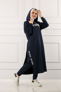 Nouvelle saison femmes 2 pièces survêtement ensemble vêtements islamiques Abaya caftan musulman islamique mode turc qualité - Product Image 6