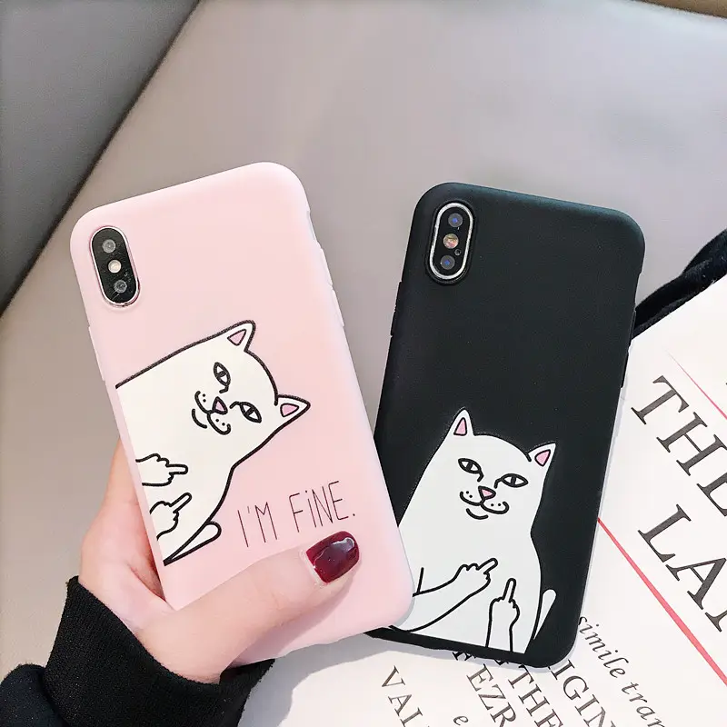 For Huawei P8 P9 P10 P20 Lite Plus P30 Pro 2017 P Smart 2019 Z Funny Cat Silicone Case For Huawei Mate 10 20 30 Lite Cover