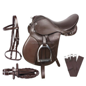 อานม้าสำหรับผู้ใหญ่ ALPPS-030ที่นั่ง Y & Z พรีเมี่ยมหนังขนาด14-18โปโลอานปิดติดต่อ - Product Image 3