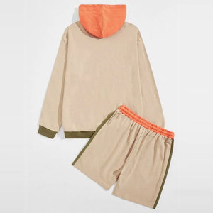 Conjunto de camiseta de manga corta y pantalones cortos para hombre, chándal informal de dos piezas, verano 2022 - Product Image 2