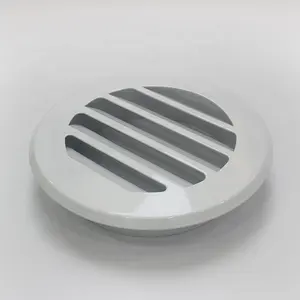 Extérieur En Aluminium Rond Intempéries Extérieures Grille D'aération