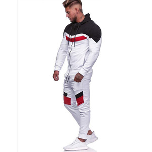 New Arrival Athletic Tracksuits Men's Fitness Wear Stylish Zipper Hoodie And Joggers Pants - Product Image 2
