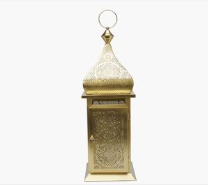 Nouvelle lanterne marocaine en métal/verre gravée à la main pour la décoration intérieure/extérieure de Noël de la meilleure qualité - Product Image 2