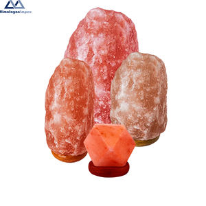 Lámpara de sal rosa del Himalaya al por mayor de alta calidad con base de madera pura y natural para hoteles para el cuidado de la salud - Product Image 3
