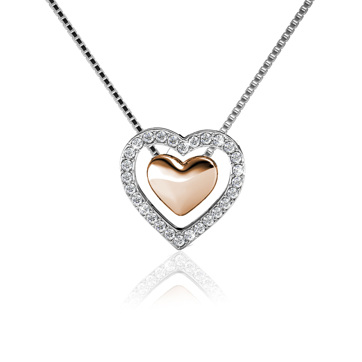 Brass With 18k Rose Plated Handmade Necklace