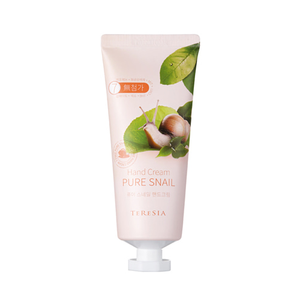 Crema de Manos y Loción TERESIA Pure Snail K-Beauty, Nutritiva, Hidratante y Rejuvenecedora, Calmante, Cosmético Coreano para el Cuidado de las Manos - Product Image 1