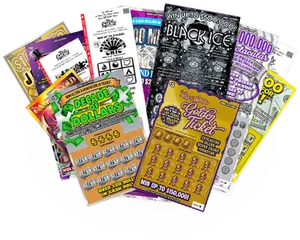 Custom Label Stickers Tickets Roll Logo Custom Sticker Sheet Lottery Ticket Printing Ticket Sheets Paper Qr Scratch Off Sticker