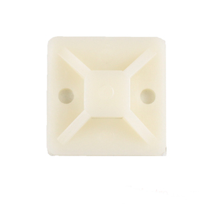 Mayorista Blanco 30x30mm 40x40mm Base Soporte de Bridas de Nailon Autoadhesivo Soportes de Bridas Gestión Efectiva de Cables - Product Image 1