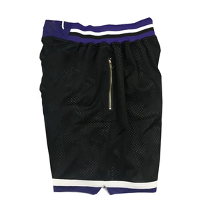 Pantalones cortos Retro a rayas blancas para hombre, ropa deportiva con nombre de equipo personalizado, venta al por mayor de fábrica - Product Image 6