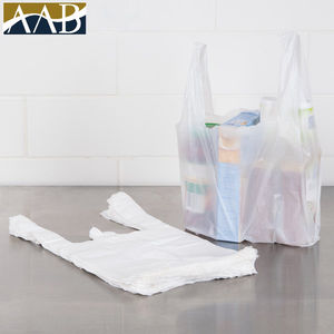 Bolsas de compras reutilizables de alta calidad, bolsas de plástico transparente, bolsas de compras de plástico, compras de plástico personalizadas - Product Image 5