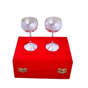 Luxury Brass <b>Wine</b> <b>Goblet</b> Handmade Engraved Chalice Vintage Metal Cup Elegant Drinking Glass Barware Wedding Decor Gift Item - Product Image 1